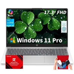 HP 17 Business Laptop Computer, 17.3" FHD Display, Intel Core i5-1334U CPU, 32GB RAM, 2TB SSD, Wi-Fi 6, Backlit Keyboard, Fingerprint, Windows 11 Pro PC for Study & Work