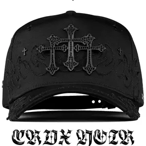 Hat Noir Crux Black Crystals edition