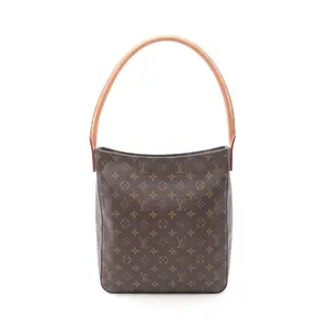 Pre-owned Louis Vuitton Canvas Shoulder Bags Looping GM Monogram Shoulder Bag