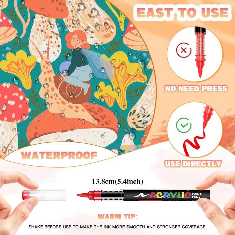 168/120 Acrylic Markers，Coloring Markers，DIY Enthusiast，Best Art Markers，Colorful Markers，Marker Pen Set