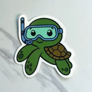 Sea Turtle Waterproof Vinyl Sticker