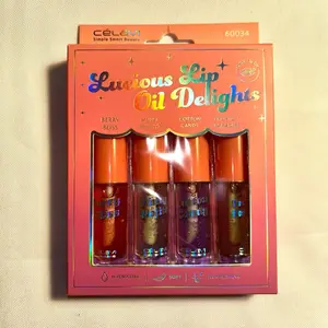 Celavi Luscious Lop Oil Delights Lip Oil Set Kit Smooth Moisture