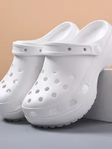 Unisex Minimalist Milky White Clogs: Fresh & Age-Reducing, Street Style & Social Media Shoes, Slippers