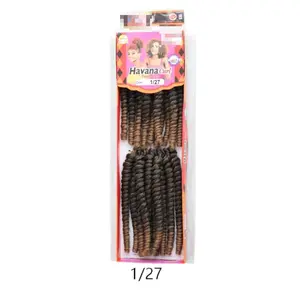 18 Roots Low-Temperature Flame-Retardant Synthetic|130g Spring Twist Hair Extensions| Memorable Gift for Creating Bold Braided Looks|A thoughtful gift for anyone who loves versatile, low-maintenance hair extensions.