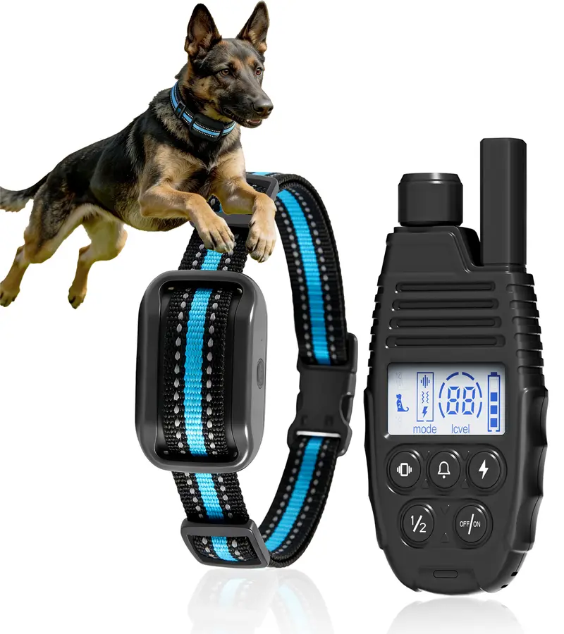 Remote Rechargeable Dog Shock Collar Dog Training Collar; 100% Waterproof  Dog Shock Collar With Remote Range