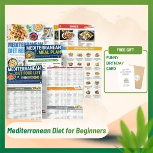 [Gift] Mediterranean Diet for Beginners & Seniors, 28-80 Heart Healthy Recipes, 28-Day Meal Plan Chart,  Simple–Convenient–Smart–Easy to Use,Mediterranean Diet Food List, Blue Zone & Low Cholesterol Food