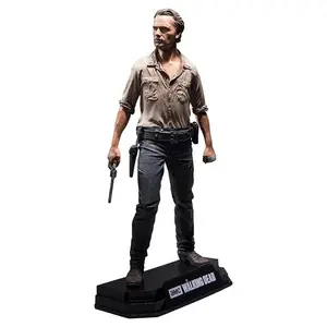 10cm The Walking Dead Season 8 Rick Grimes Daryl Dixon Negan Hot Action figure toys collection doll Christmas gift with box