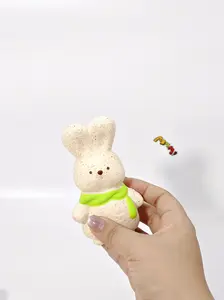 MHM Squishy Series  Scarf Rabbit Stress relief toy, made of viscous, moist, soft, and slow material.