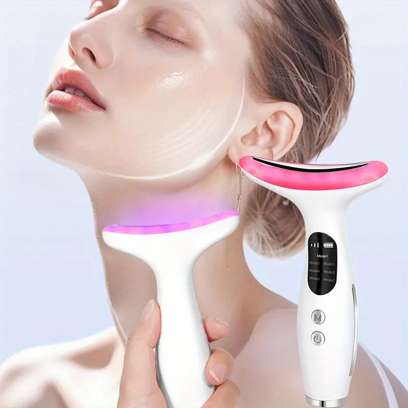 2026 New Facial Neck Massager, 7 Modes, Home Use Neck and Face Massager, Vibration Heat Massage, Rechargeable USB, Facial Beauty Massagers, Perfect Christmas Gift - TikTok Shop 2026 New Facial Neck Massager, 7 Modes, Home Use Neck and Face Massager, Vibration Heat Massage, Rechargeable USB, Facial Beauty Massagers, Perfect Christmas Gift - TikTok Shop
