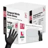 Synguard Basic Nitrile Exam Gloves, black blue powder free, Latex free, Size  S M L XL 100PCS