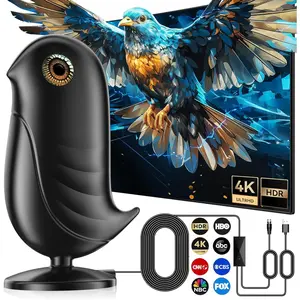 Exceptional ndoor TV Antenna - More Than 550 Mile Range, 18t High- Defniton Cable for Excellent 1080p,2K 4K Smart TV Local Chanels (1118-9-bird-zz-3