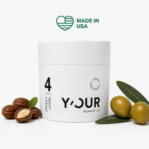 Revitalizing Night Cream by Y'OUR, Revive & Nourish, Vitamin C, Retinol, Niacinamide, Squalane, Jojoba Oil, Skin Repair