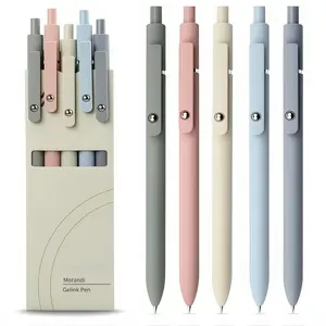 Stylish writing supplies with a smooth, silky feel and quick-drying ink. 0.5mm gel ink pen, ideal for school supplies, office supplies for young women, cute stationery sets, pencil sets, and writing instruments.