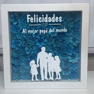 Shadow box para el mejor papá 9x9in
