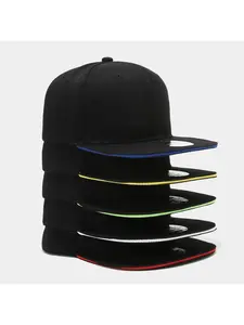 1PC Flat Brim Snapback Cap Fashion Hip Hop Baseball Hat Unisex Outdoor Trucker Caps Trendy Leisure Sun Hats gorras