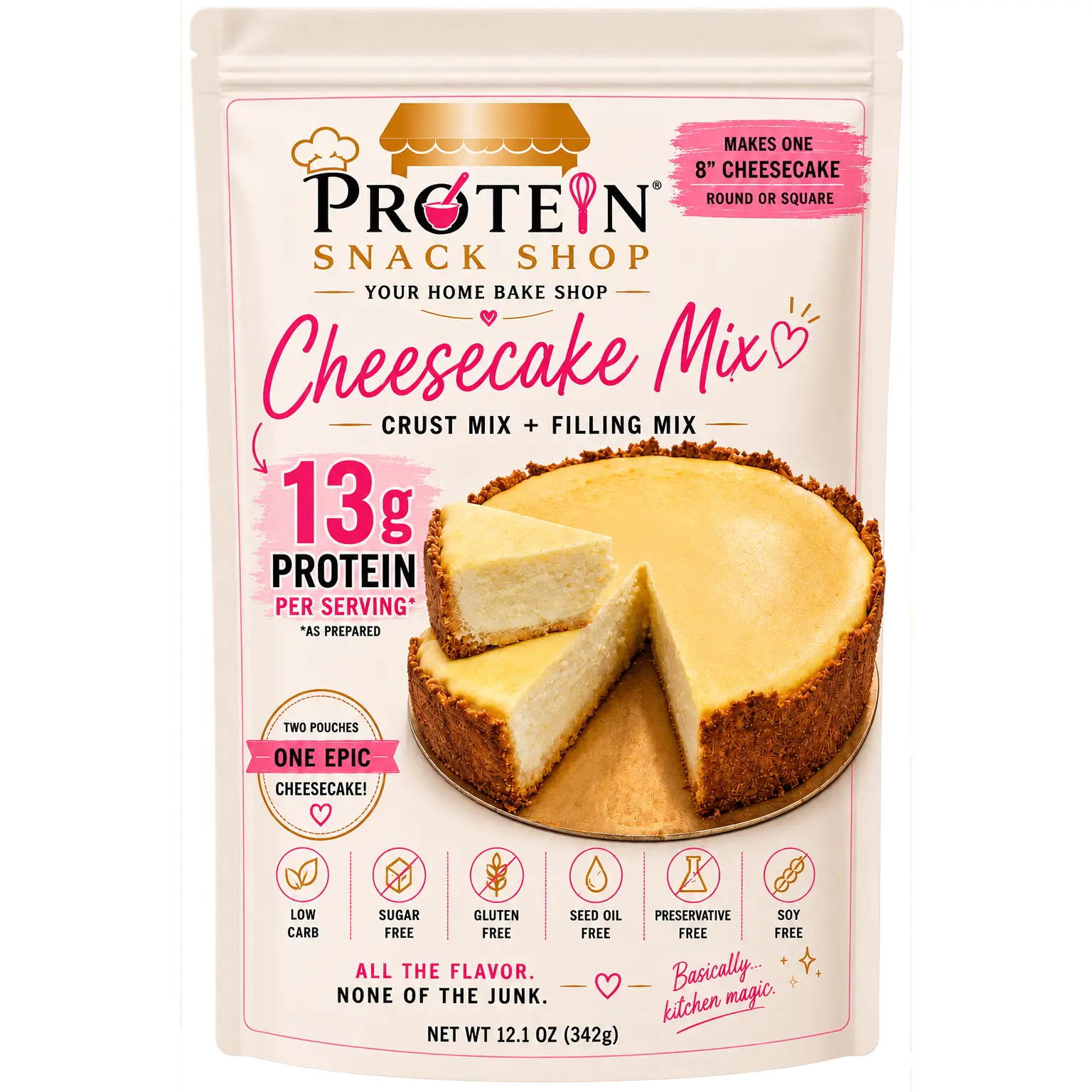 High-Protein, Gluten-Free Cheesecake Mix
