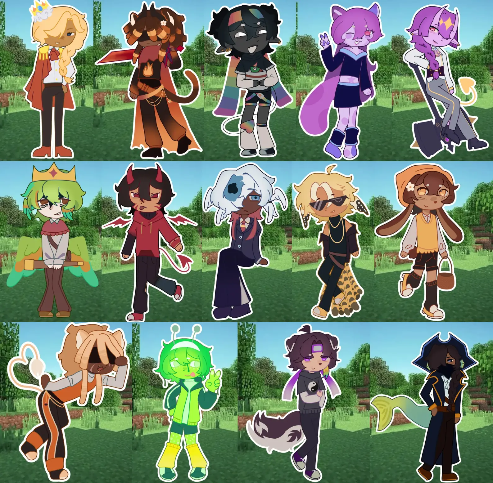 Unstable Universe Keychains - Jaden_MAN, Manepear, Flamefrags, SpokeIsHere, Loppezz, Wemmbu, ParrotX2, Mapicc, Eggchan, TheobaldTheBird, Lomedy, Princezam, Boosfer, Wifies - Cute, Durable, And Perfect For Bags, Keys, Or Gifts