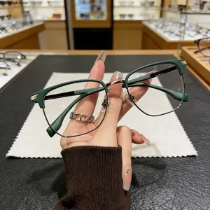 Men’s Anti-Blue Light Glasses, Classic Square Frame with HD Clear Lenses, Lightweight Comfortable Computer Eyewear for Office Work, Gaming, Study & Daily Screen Use