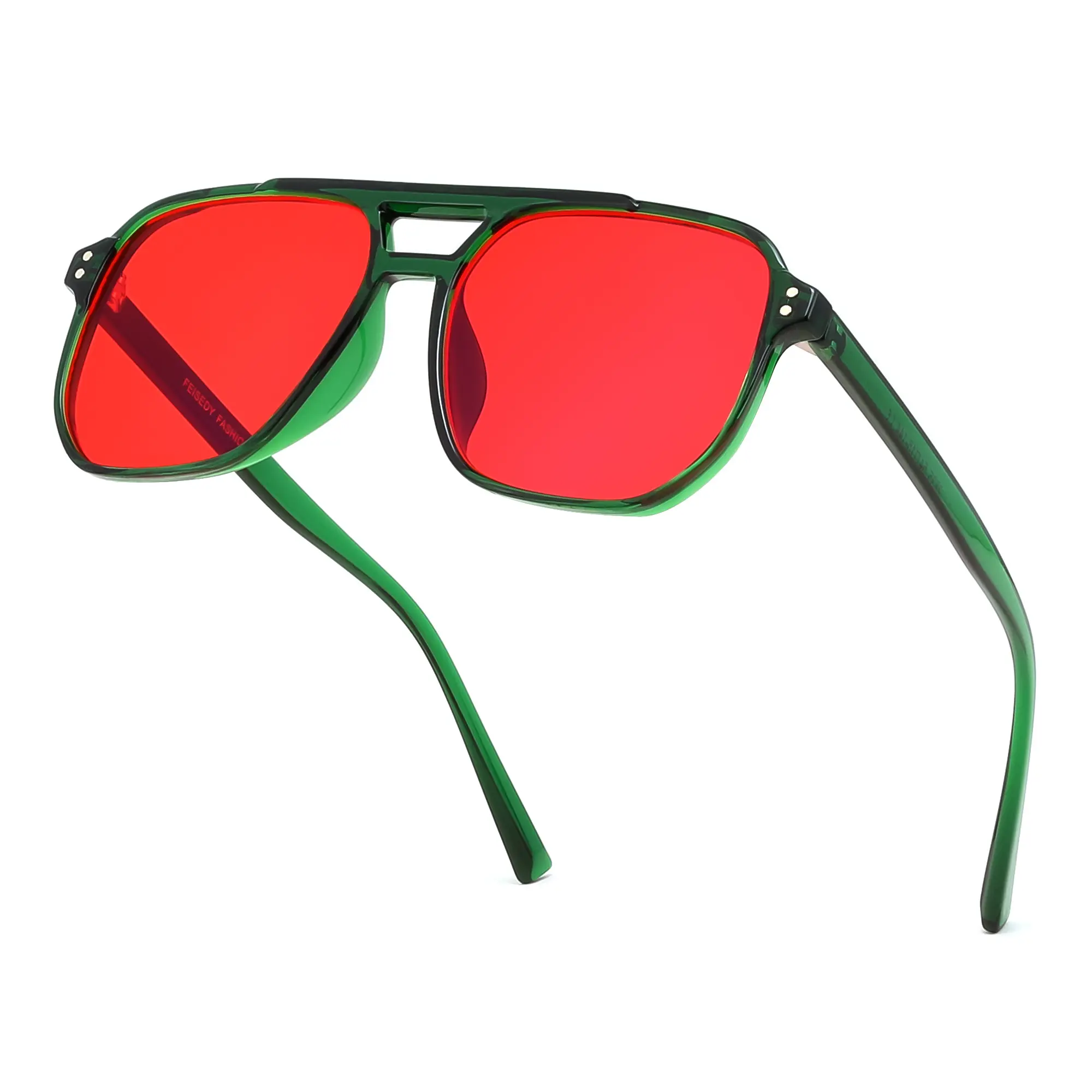 031  (Blue Light) Green Transparent/Red Lens