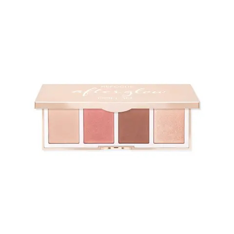 Refocus AfterGlow Palette Talc-Free Face Palette | Bronzer, Highlighter, Blush