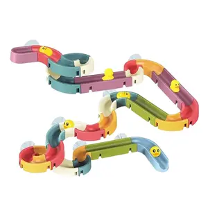 DIY Duck Slide Bath Toys , Wall Track Building Set  Fun DIY Kit Birthday Gift for Family and friends