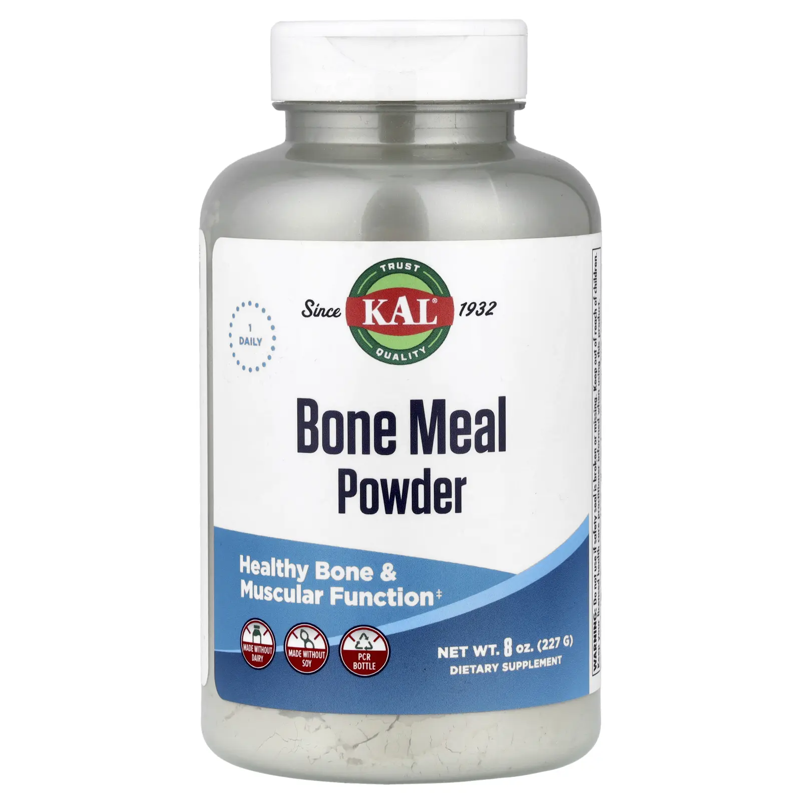 KAL Bone Meal Powder, 8 oz (227 g)