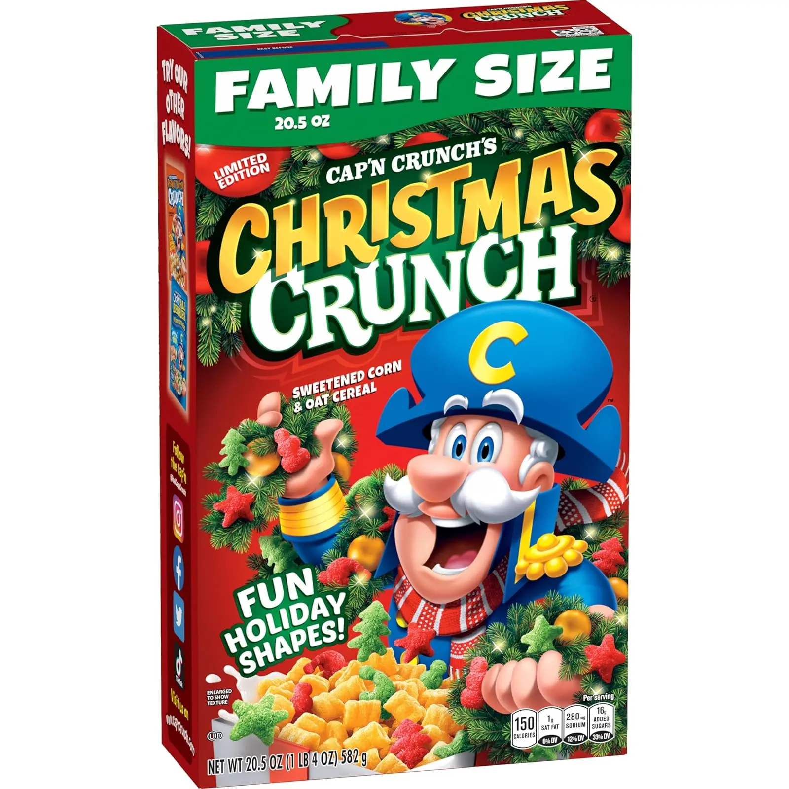 Cereal Limited Edition Christmas Crunch, 20.5oz Box