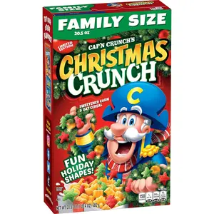 Cereal Limited Edition Christmas Crunch, 20.5oz Box Cereal Limited Edition Christmas Crunch, 20.5oz Box
