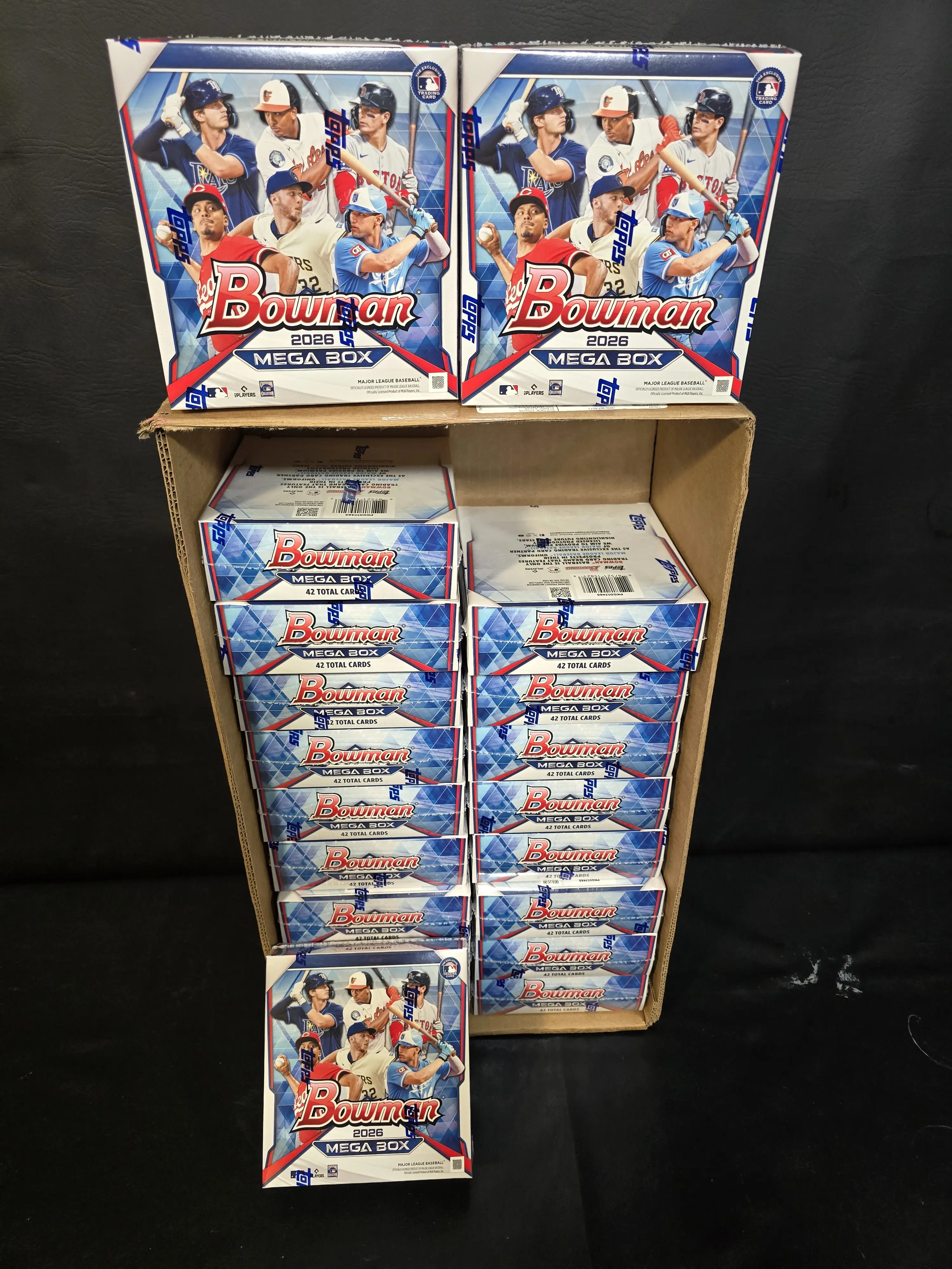 Fresh Case 2025 Bowman Megas! Pick your team! 2025 - 2026 Bowman/Bowman Draft/Prizm Mixer