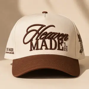 Heaven Made Christian Hat Embroidered Faith Baseball Cap Psalm 124 8 Religious Hat for Women and Men Christian Apparel Church Outfit Inspirational Christian Gift Faith Based Cap