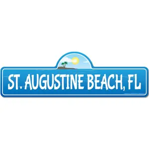 SignMission  St. Augustine, FL Florida Beach Street Sign