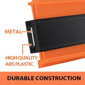 Contour Gauge Duplication-Adjustable Lock-Precisely Copy Irregular Shape-Irregular Woodworking Tracing-Must Have Tool,Father's Day Gift for DIY Handyman Men Husband 10 Inch+5 Inch