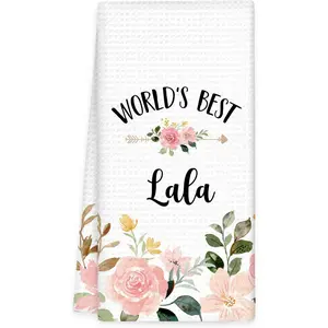 Lala Gifts Kitchen Towels - Mothers Day Birthday Gifts for Lalas Hand Towels, Lalas  from Grandkids, World's  Lala Dish Towel  Towel for Kitchen, LalaHome Bathroom Decor, 16x24In