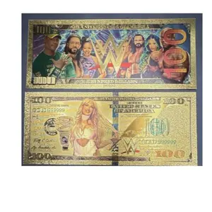 WWE Gold Foil $100 Novelty Banknote: Trish Stratus: The WWE Hall of Famer