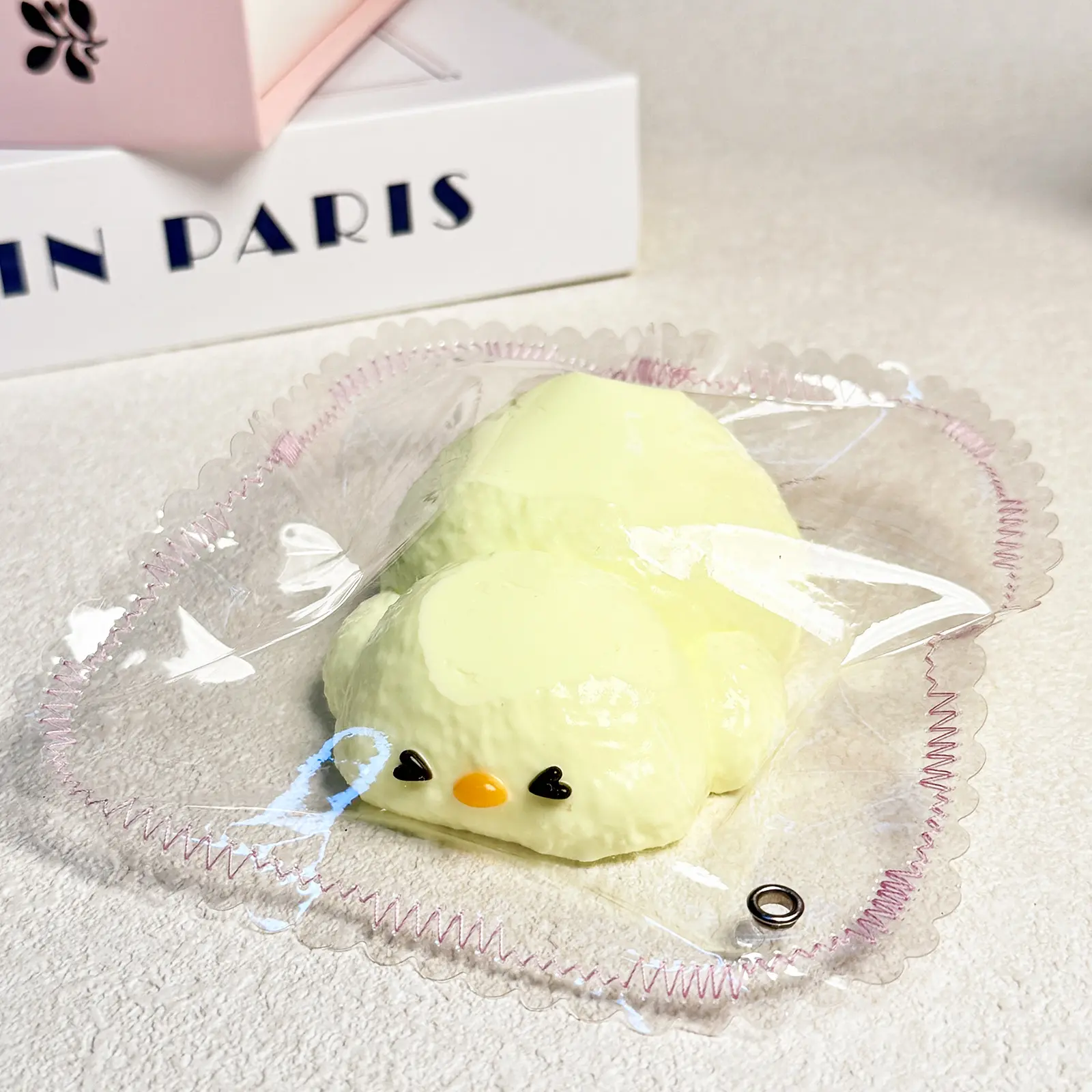 【Buy 3 get 1 free】Lying Duck Plush tabba squishies kidstoysFood-Grade Silicone Slow-Rising Rebound Squishy Fidget Toys for Stress Relief - Soft Squeeze Toys with Thick Creamy Slime Texture, Handmade Non-Toxic Sensory Toys