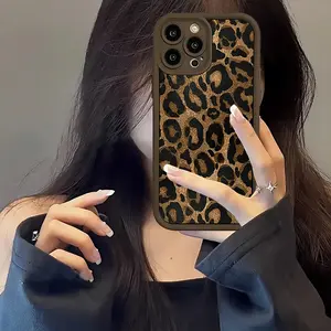 Phone case: Leopard Print High Bamboo Suitable for iPhone 17 16 15 14 Pro Max 13 12 11 Air X XS Plus Shockproof Drop Protection Rugged Durable Silicone Cover