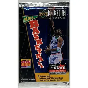 Upper Deck 1996-97 UD Collectors Choice Basketball Pack with 12 Cards per Pack Ideal for Collectors Kobe Rookie Year Chase
