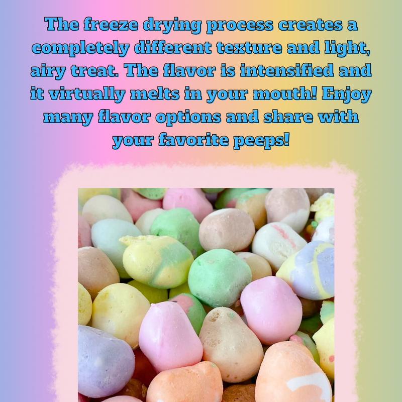 G-BOX Freeze Dried Taffy Puff Candy | Freeze Dried Candy| Crunchy, TikTok Trend Items, Featuring Old School Candy Vibes, Perfect for Fans of Freeze Dried Candies(Cotton Candy and Multiple Flavor Options)