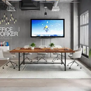 Tribesigns 6FT Conference Table, 70.8 Inch Rectangle Meeting Seminar Table, Large Business Tables for 6-8 People