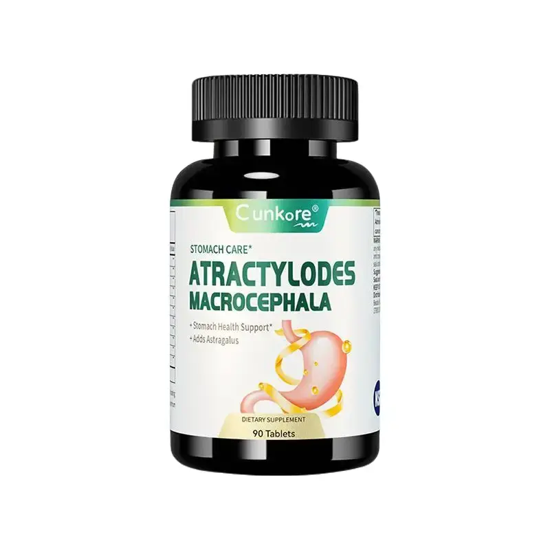 Cunkore Organic Edible Atractylodes Macrocephala Seed Herbs Dietary Supplement - 90 Tablets, NSF Certified, Digestive Aid, Stomach Health Support, Nausea Relief