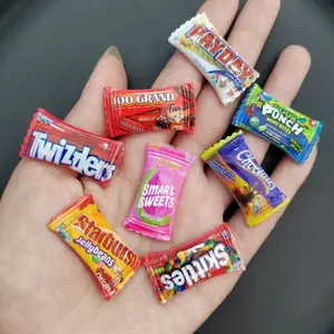 Simulation Candy Chocolate Chip DIY Cream Glue Hair Clip Phone Case Accessory Resin Material, Creative Craft Supplies