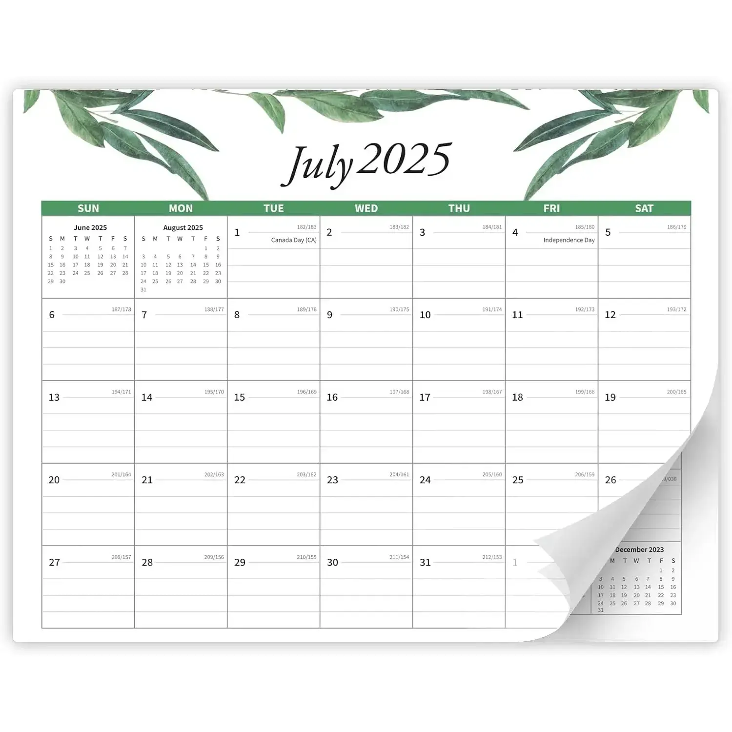 Calendar 2025-2026, Magnetic Calendar for Refrigerator, Runs from July 2025 to December 2026, Fridge Calendars for School, Office & Home Planning and Organizing,15"x12"