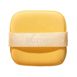 Butter Powder Puff Compact for Foundation Loose Powder Makeup Puff Soft Sponge Applicator