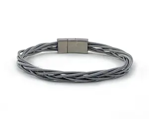 Ray Recycled Bass Guitar String Bracelet