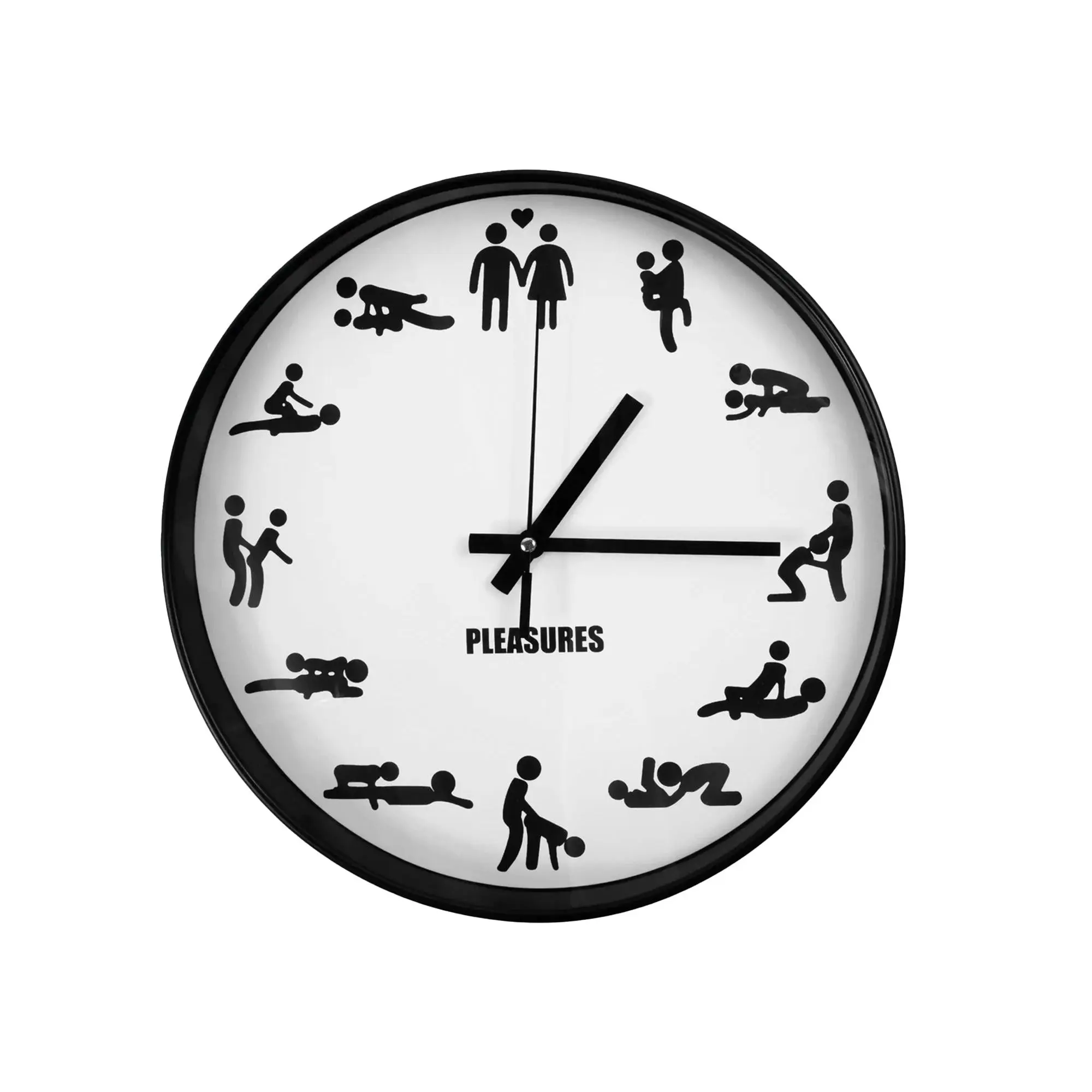Pleasures Sex Clock in White / Black