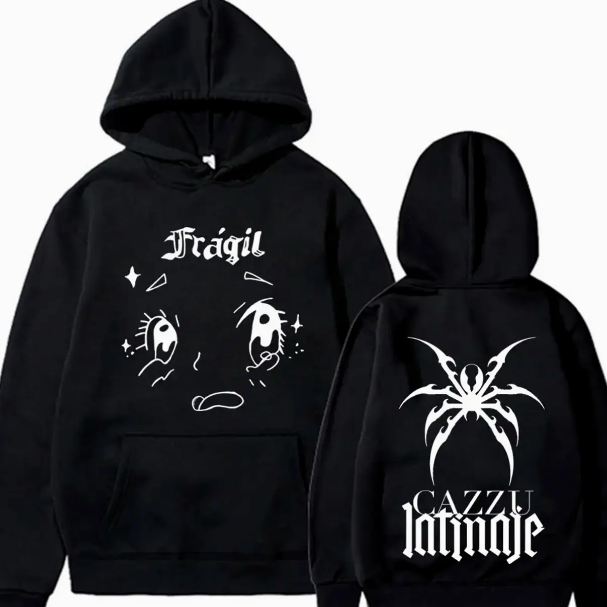 Singer Cazzu Latinaje Album 2025 Vintage Graphic Hoodie Men Women