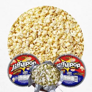 Jiffy Pop Campfire Butter Popcorn 4.5 Oz - 2 Count - Perfect for Outdoor Snacking - Made with Finest Corn Kernels - Quick Prep on Gas or Camp Stove