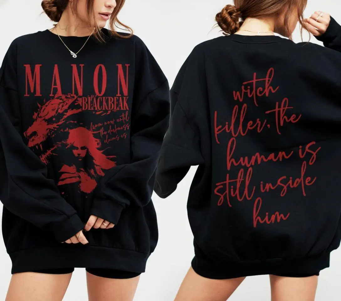 Manon Blackbeak Sweatshirt, We Are The Thirteen Quote, SJM Merch, Manon Blackbeak Sweater, Throne Of Glass Shirt, Fantasy Book Lover Crewneck, Bookish Reader Pullover, Casual Wear, Classic Fit