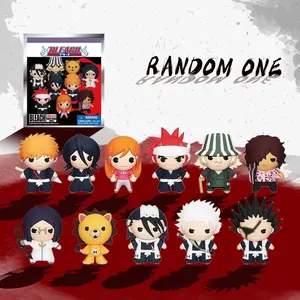 Bleach Blind Bag Keychain, Thousand-Year Blood War Collectible, 3D Bag Clip, Anime Figure Keyring, Ichigo Manga Fan Gift, Random Surprise Pick