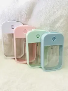 Empty 45 mL Refillable Spray Bottle, Mist, Perfume, Hand Sanitizer, Toner, Gift, TSA approved, Travel, Pastel Fragrance